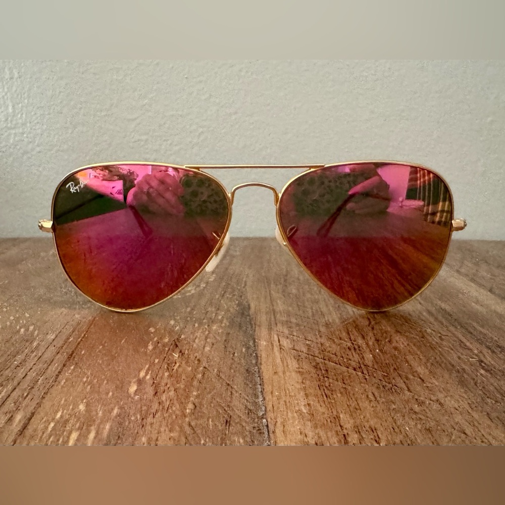 Pink mirrored Ray bans - Picture 4 of 4
